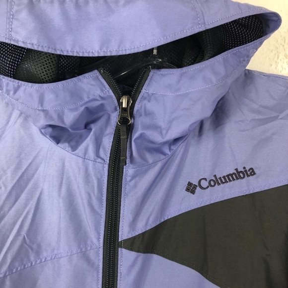 Columbia Hoodie Windbreaker Zip Up Jacket Size L - Picture 4 of 14
